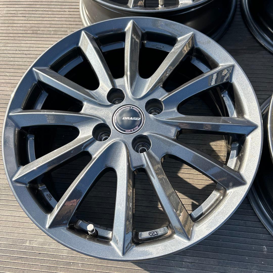 BRASIZ アルミホイール16インチ4H100 6J+42 4本 送料込み