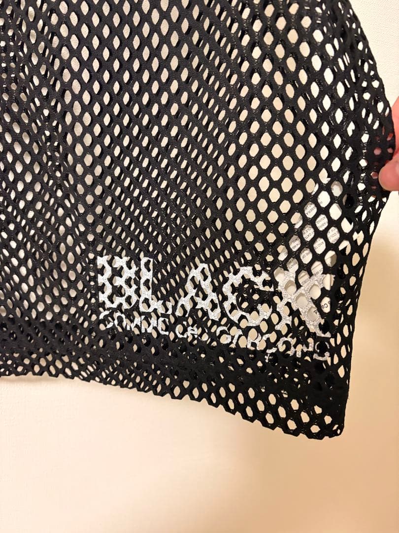 BLACK COMME des GARCONS メッシュタンクトップ S