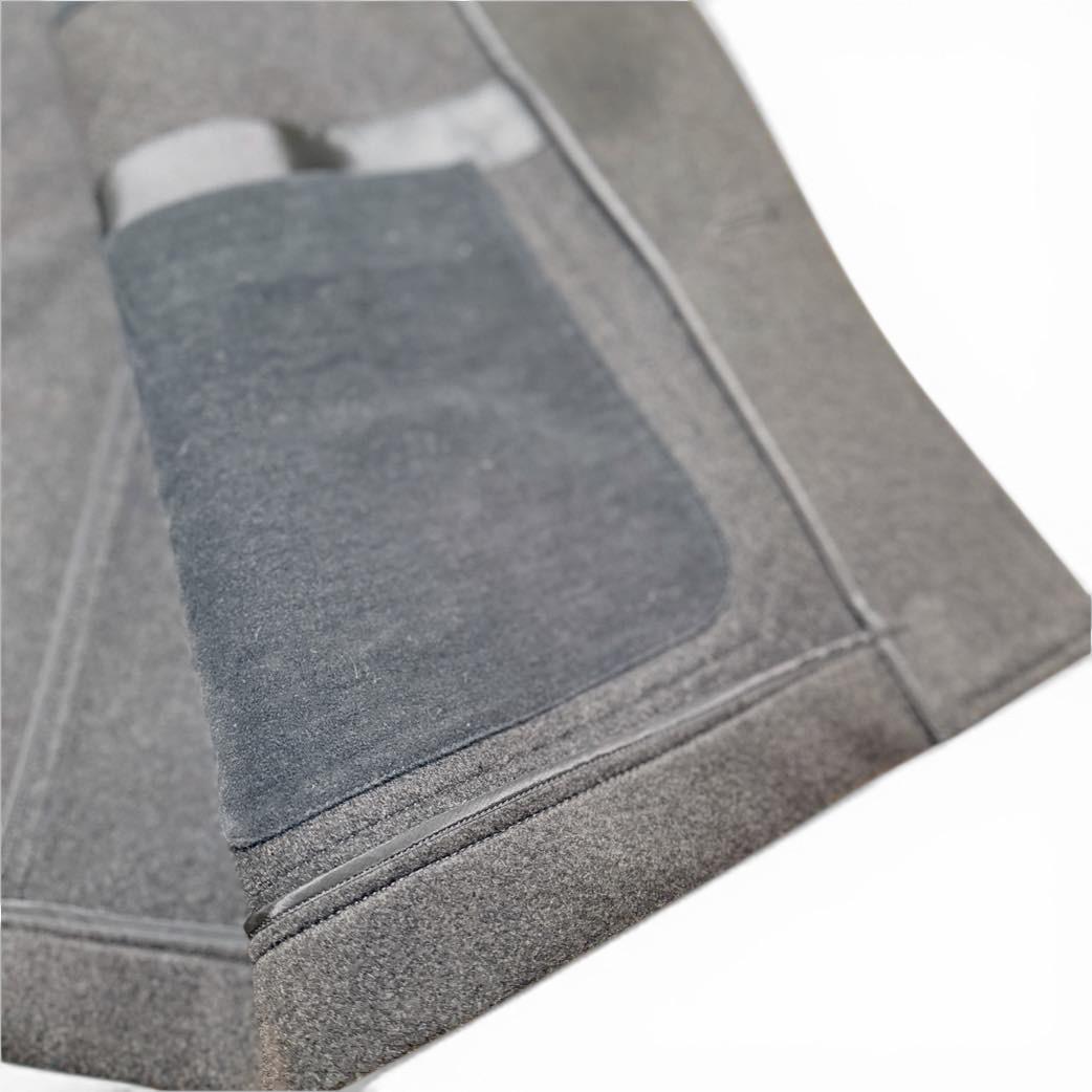 The CLASIK 24AW ドンキーコート ウールコート ブラック