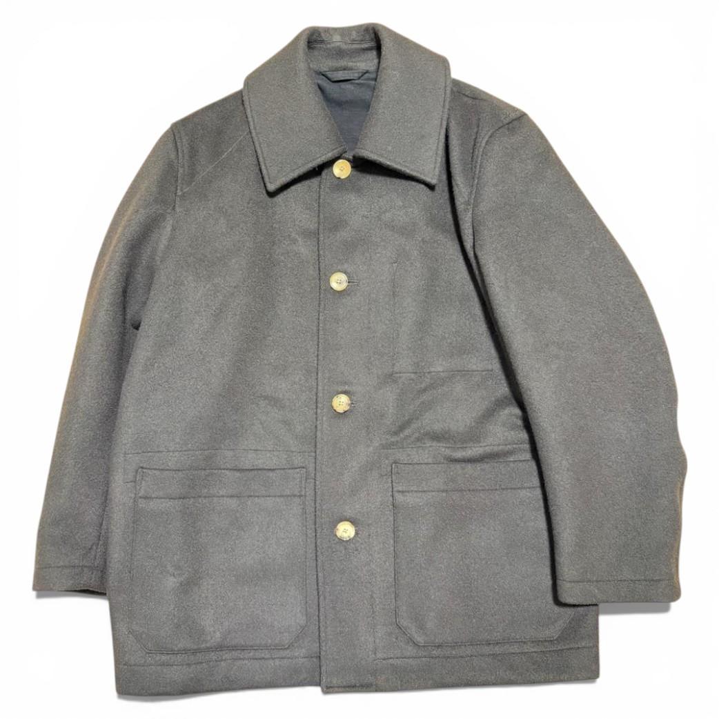 The CLASIK 24AW ドンキーコート ウールコート ブラック