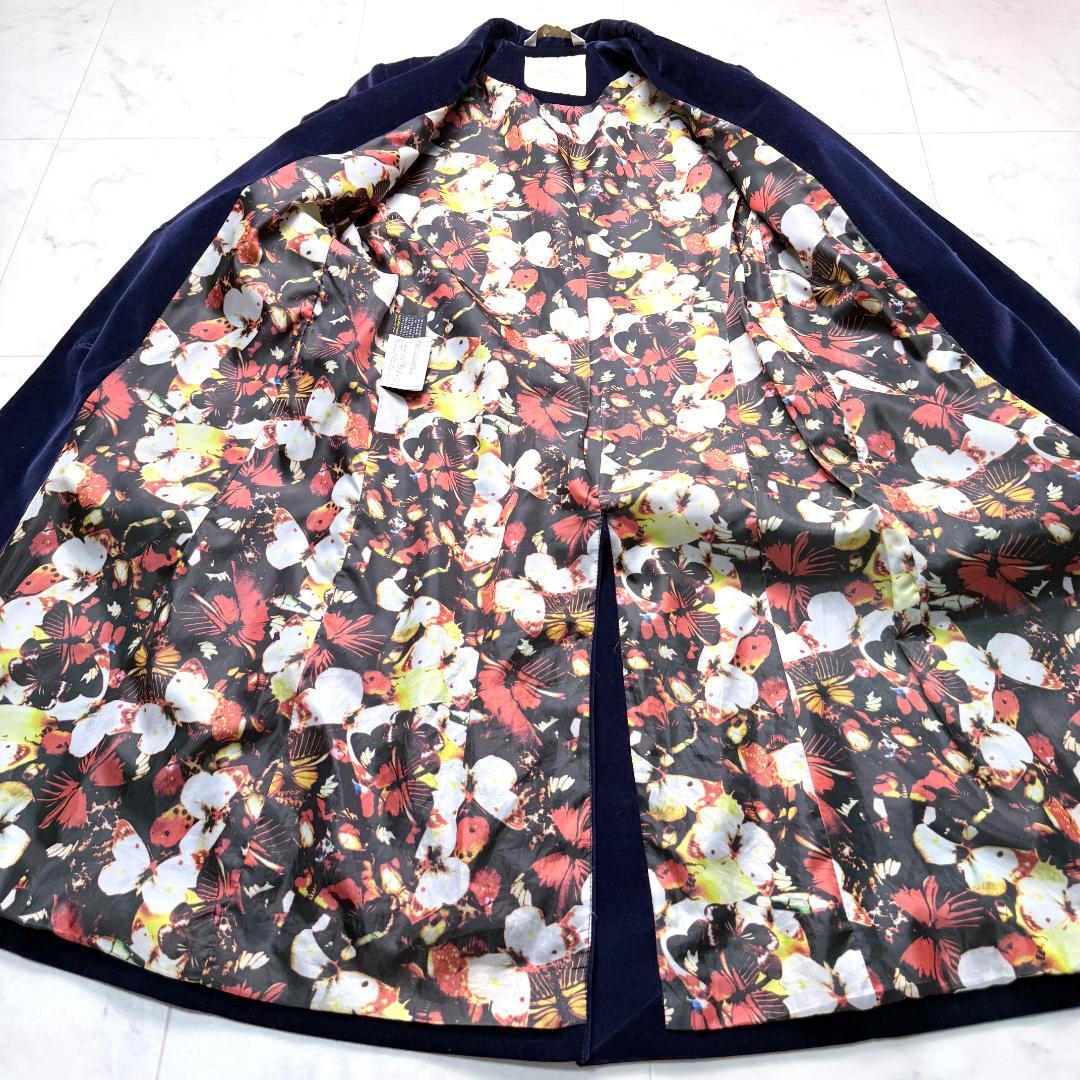 【美品】BOTTEGA MARTINESE イタリア製 チェスターコート ベロア