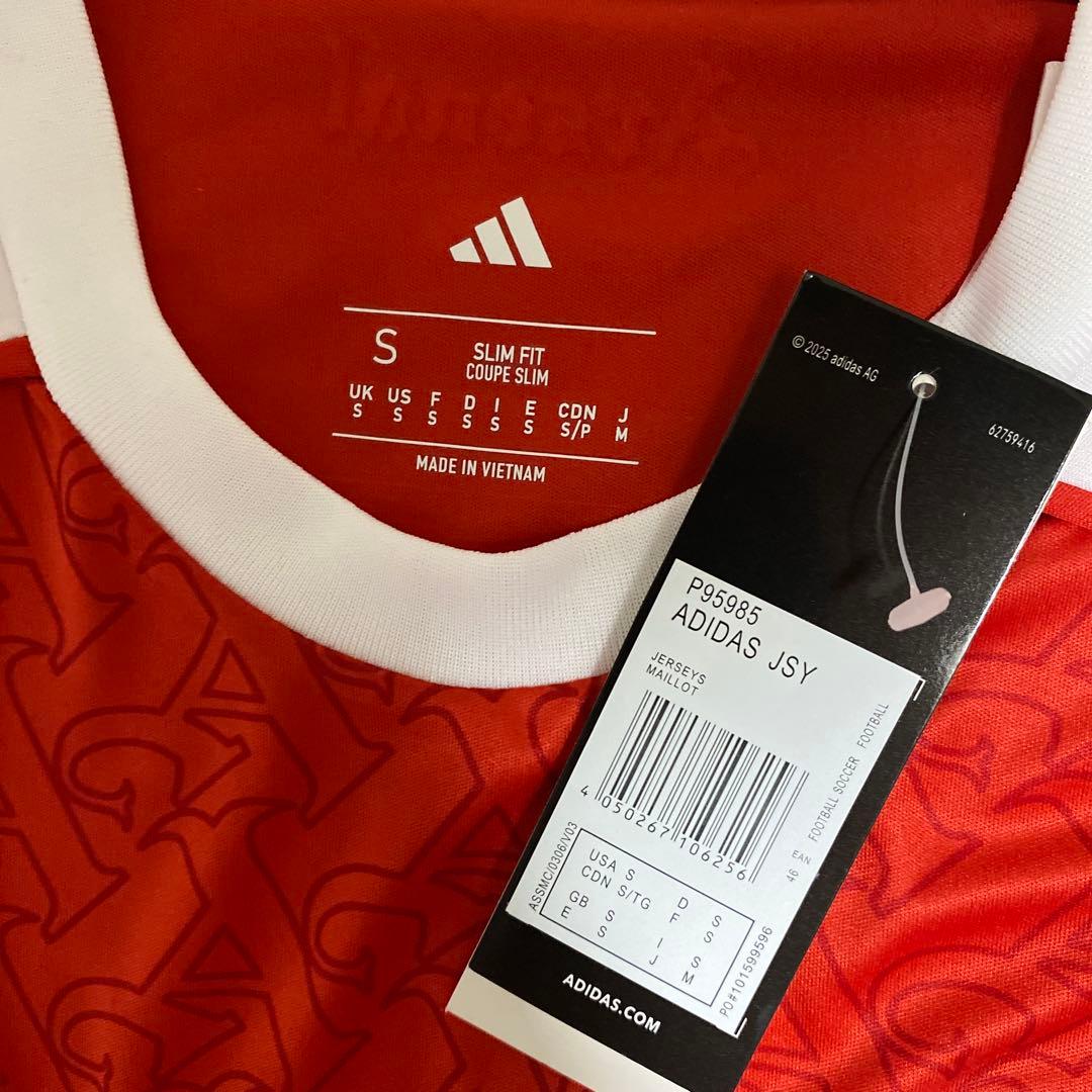 【新品タグ付】2025-26 アーセナル ホーム ユニフォーム Sサイズ