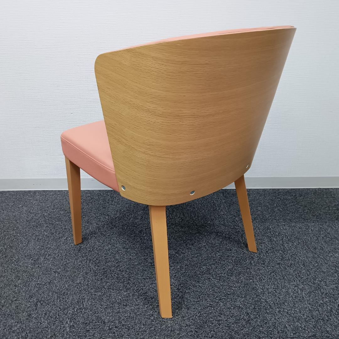 ★CRES／クレス★ZENON／ゼノン★ダイニングチェア★2脚セット★ピンク系★