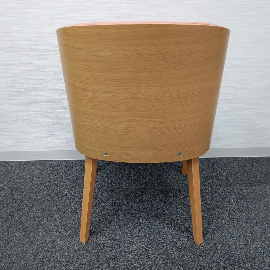 ★CRES／クレス★ZENON／ゼノン★ダイニングチェア★2脚セット★ピンク系★