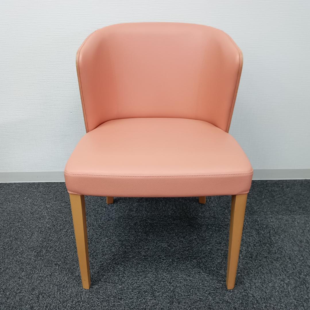 ★CRES／クレス★ZENON／ゼノン★ダイニングチェア★2脚セット★ピンク系★