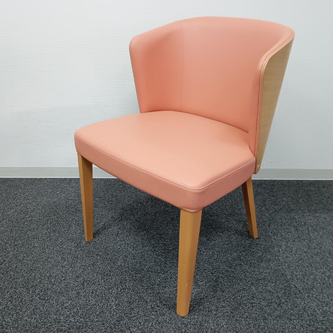 ★CRES／クレス★ZENON／ゼノン★ダイニングチェア★2脚セット★ピンク系★