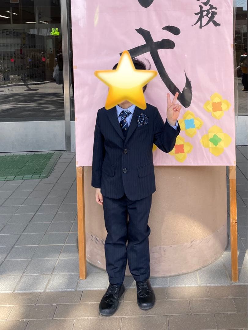 グリーンレーベル　キッズスーツ110㎝ 靴19㎝　卒園　入学式　フォーマル