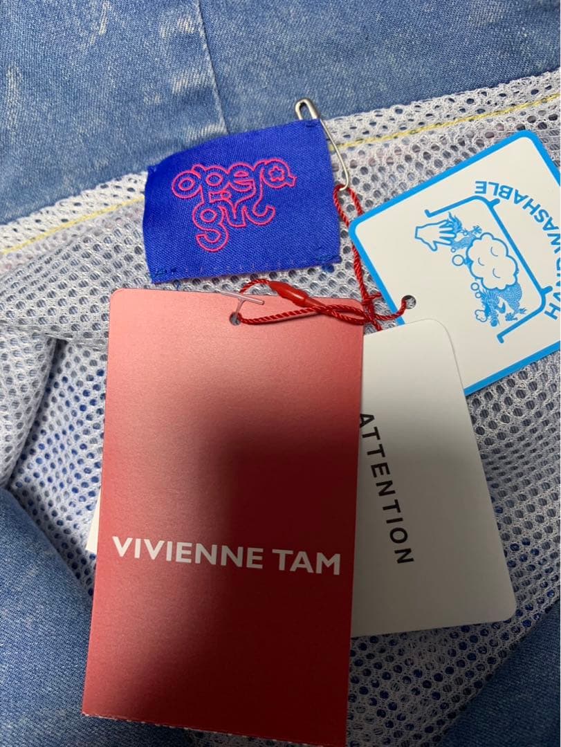 [ヴィヴィアンタム] 未使用タグ付　オペラガール　刺繍　デニムパーカージャケット