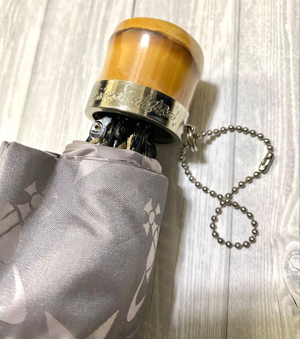 【未使用タグ付】ヴィヴィアン ウエストウッド オーブ柄 折りたたみ 雨傘