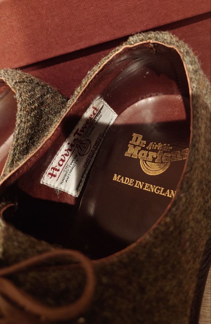 Dr. Martens × HARRIS TWEED 英国製 UK7 EU41
