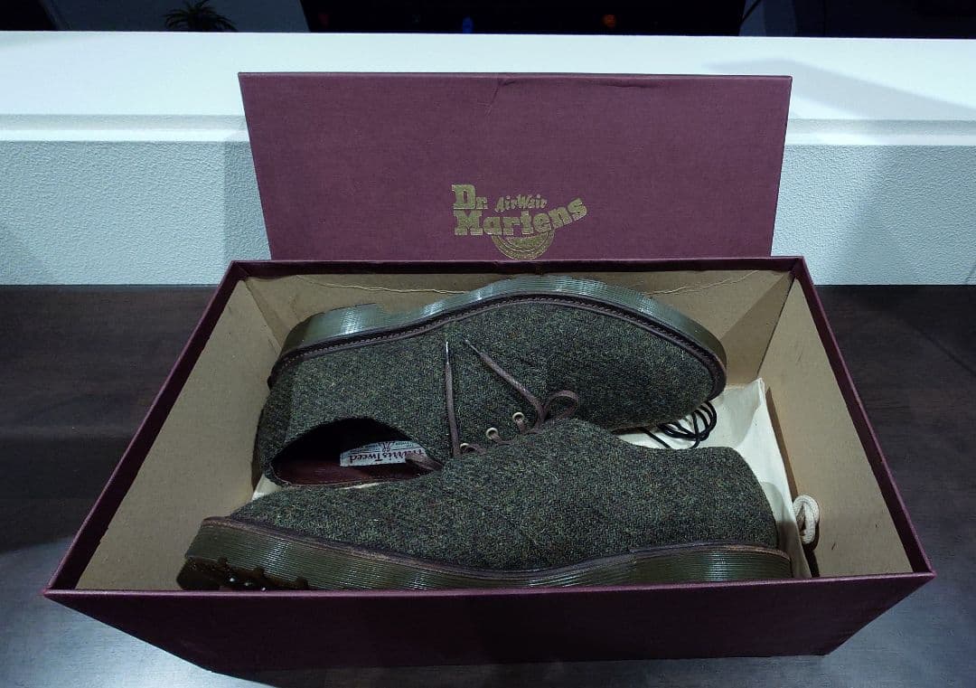 Dr. Martens × HARRIS TWEED 英国製 UK7 EU41