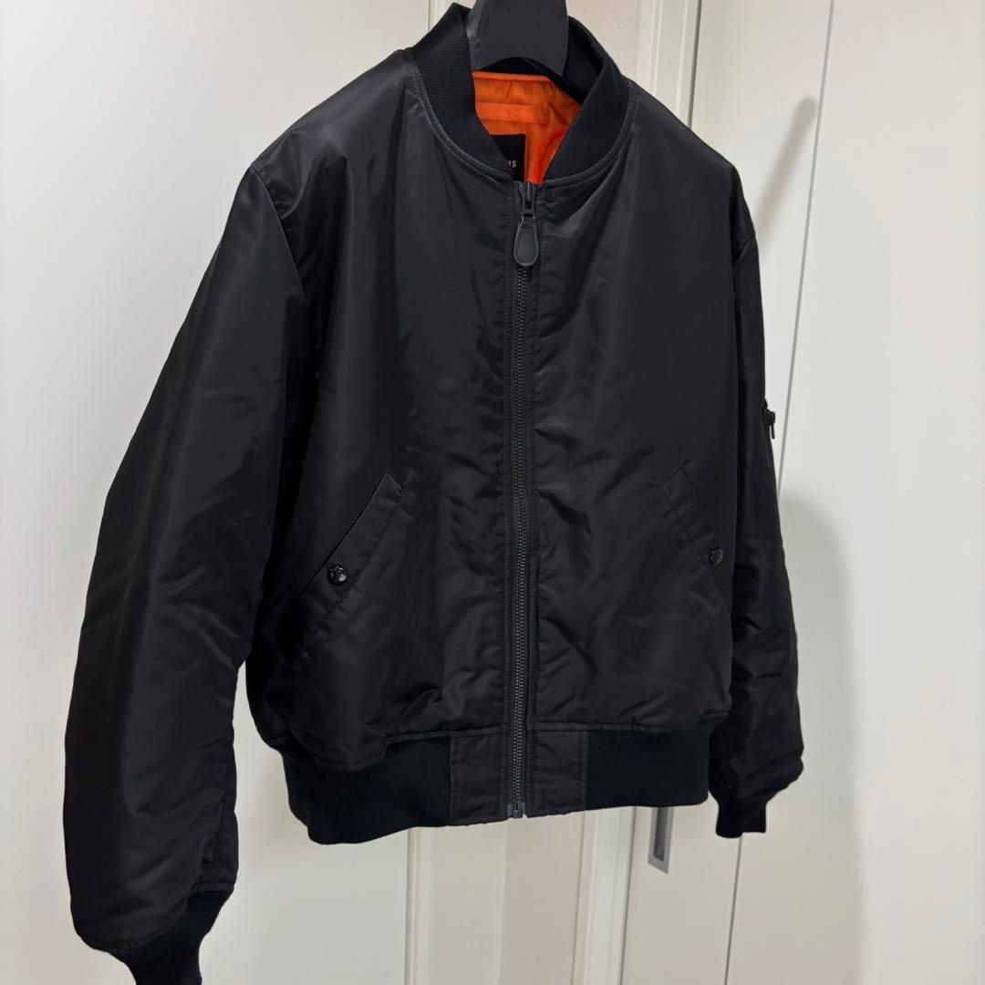 美品✨　BEAMS MA-1 サーモライト　リラックスフィット　ブラック　M