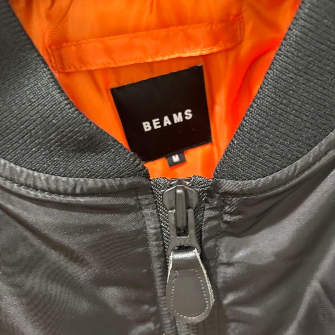 美品✨　BEAMS MA-1 サーモライト　リラックスフィット　ブラック　M