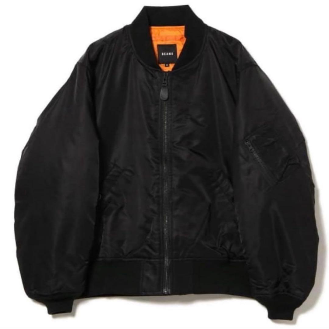 美品✨　BEAMS MA-1 サーモライト　リラックスフィット　ブラック　M