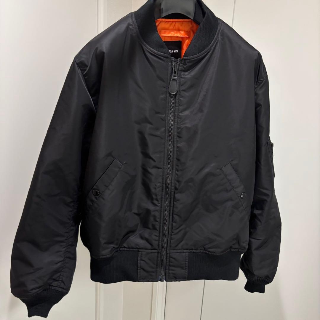 美品✨　BEAMS MA-1 サーモライト　リラックスフィット　ブラック　M