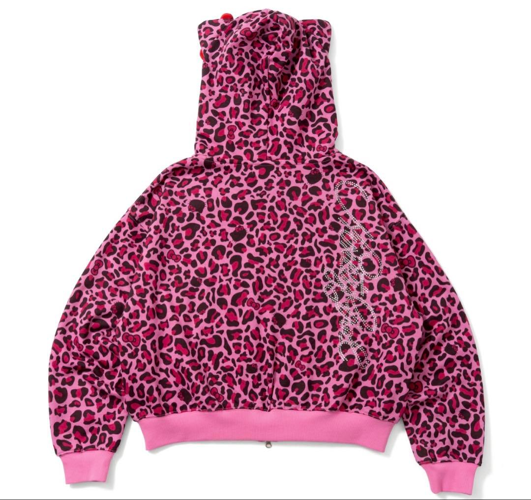 トップス 9090 girl xHELLO KITTY Eared Zip Hoodie