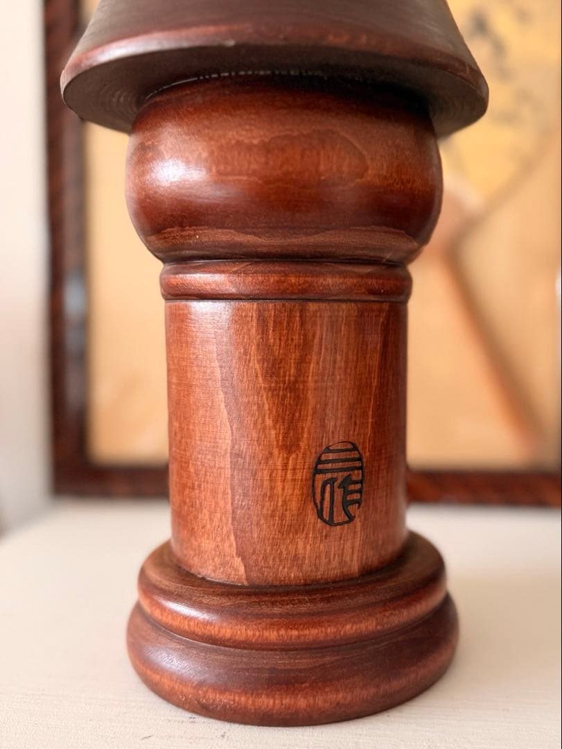 51cm重量約2.3kg 関口三作 作 創作こけし「武人」内閣総理大臣賞受賞作家