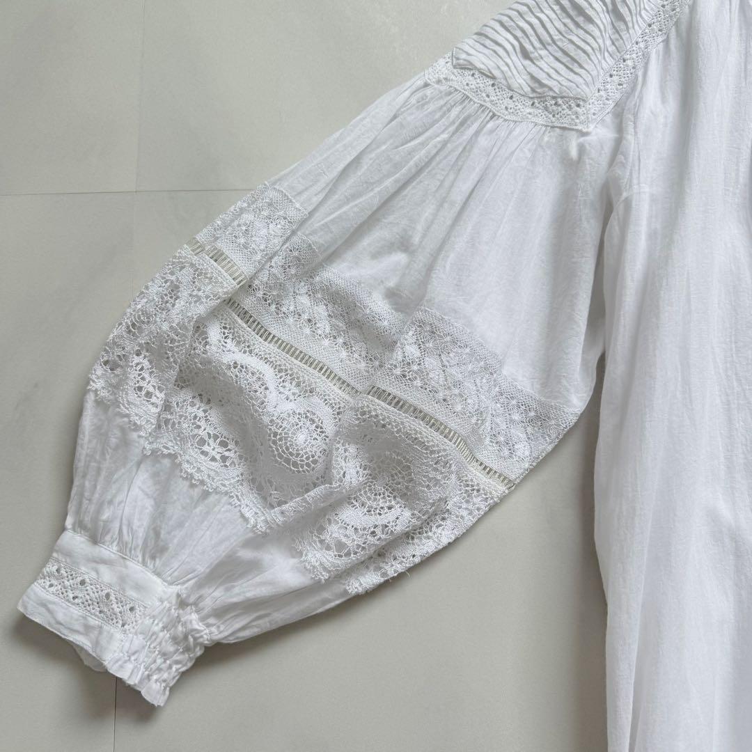 ne Quittez pas ヌキテパ　コットンレースピンタックドレス