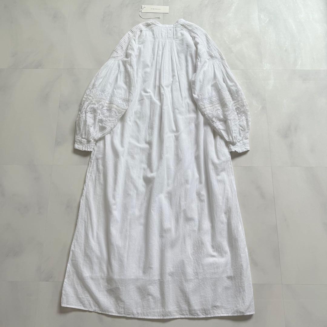 ne Quittez pas ヌキテパ　コットンレースピンタックドレス
