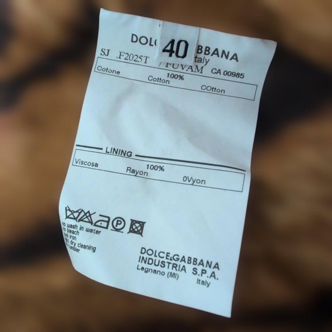 DOLCE&GABBANA レオパード テーラードジャケット イタリア 40