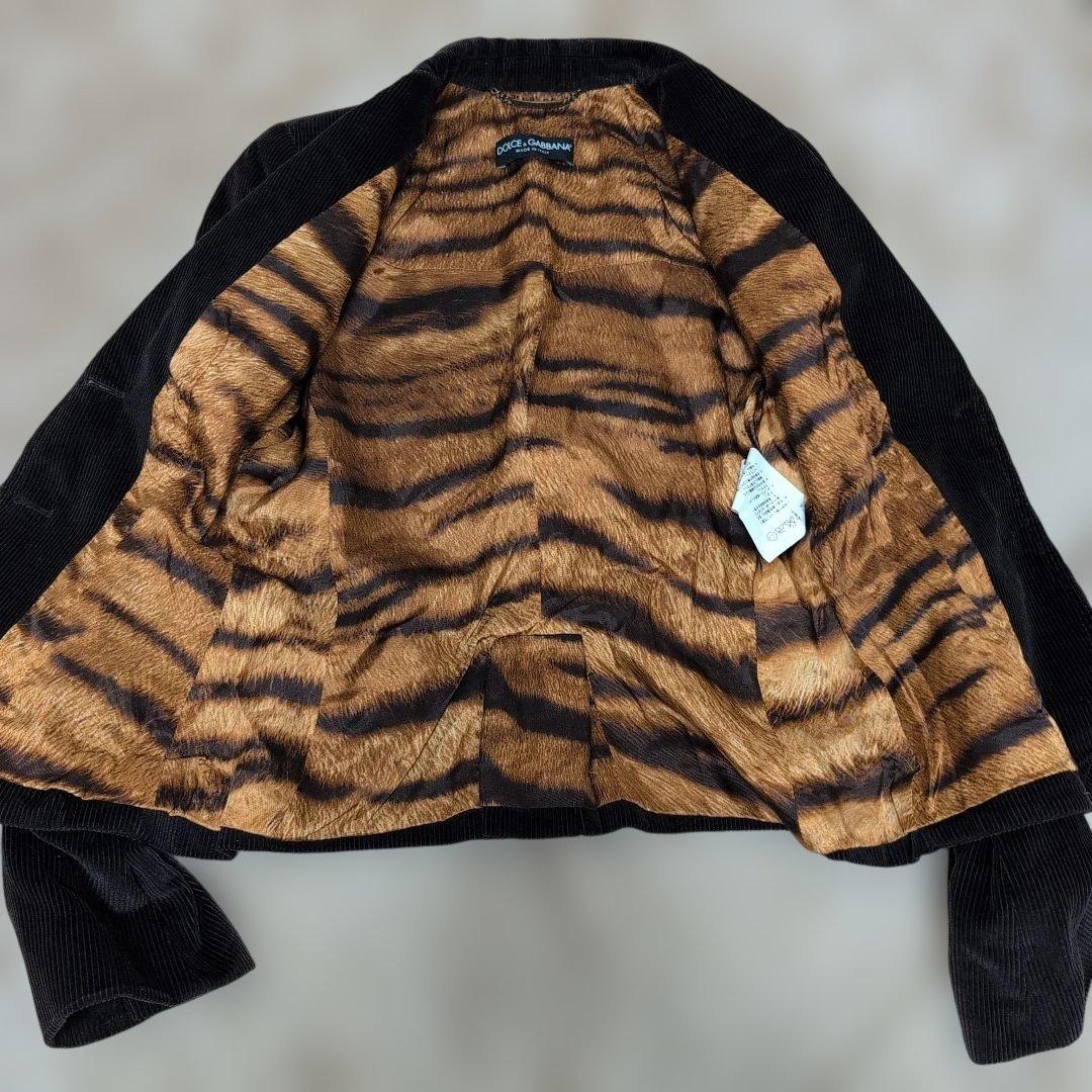 DOLCE&GABBANA レオパード テーラードジャケット イタリア 40