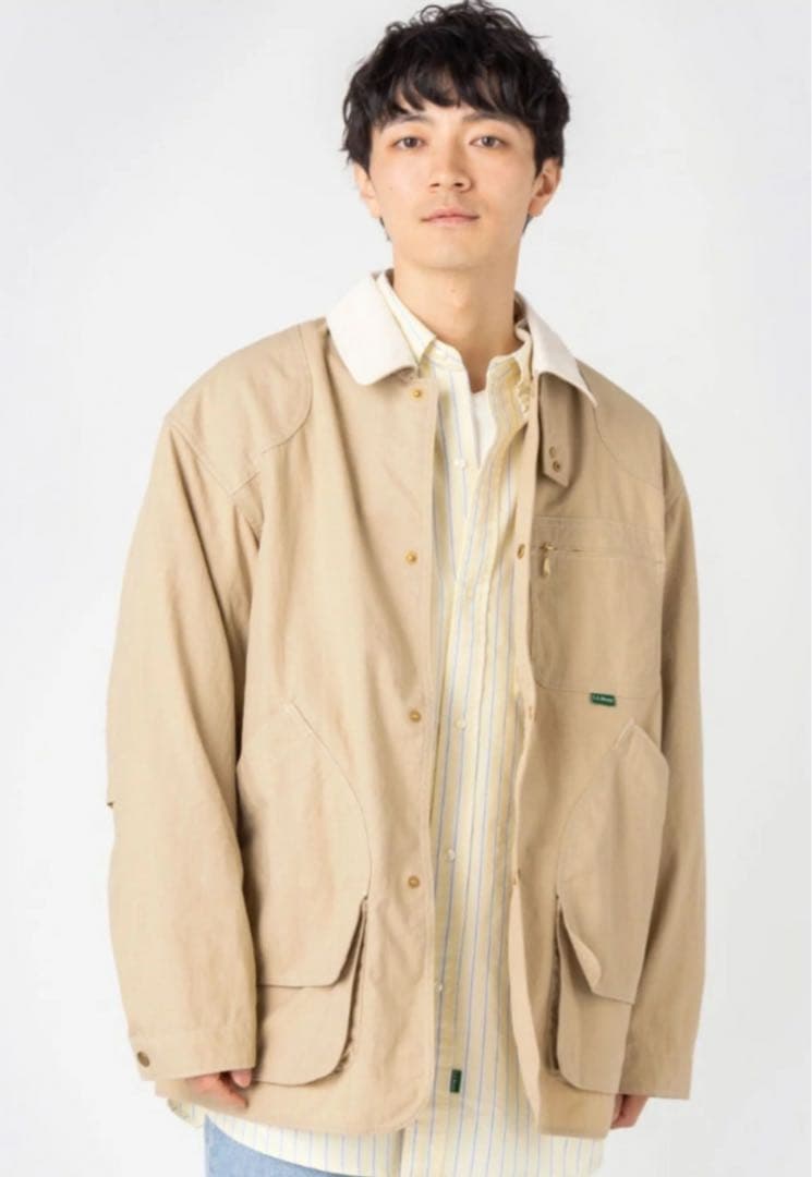 【美品】L.L.Bean エルエルビーンビーンズ フィールド・コート ベージュS