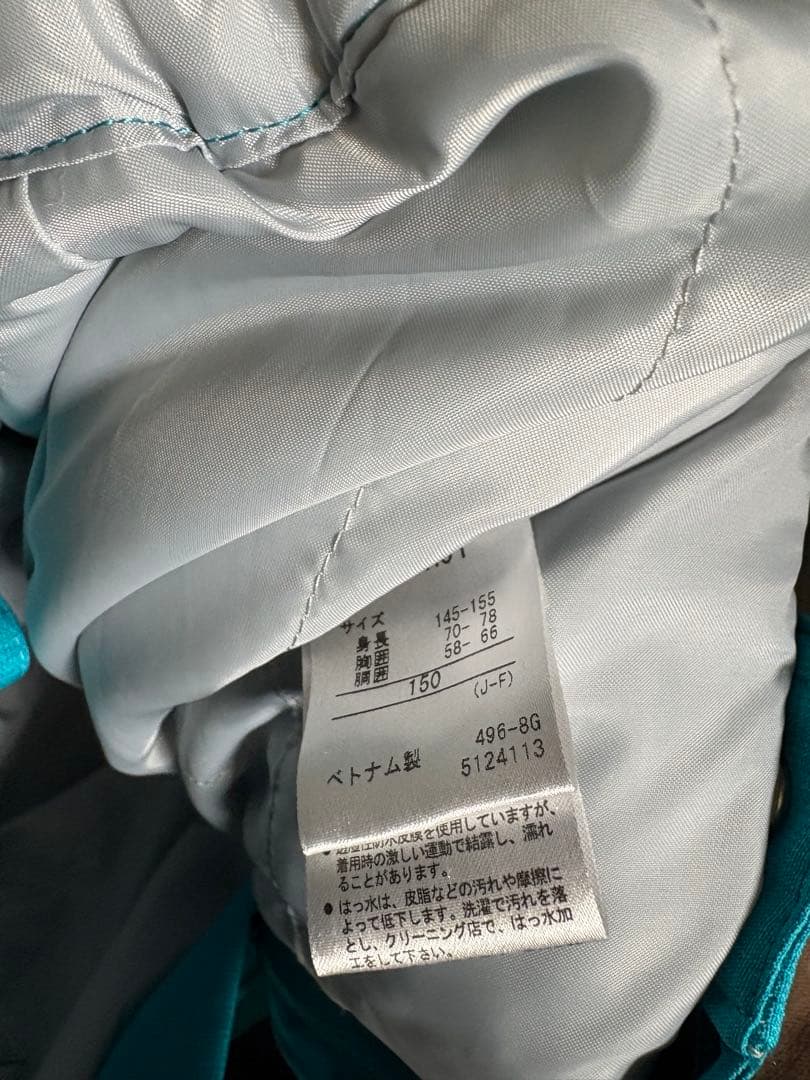 DESCENTE スキーウェア 150サイズ ネイビー/アクア