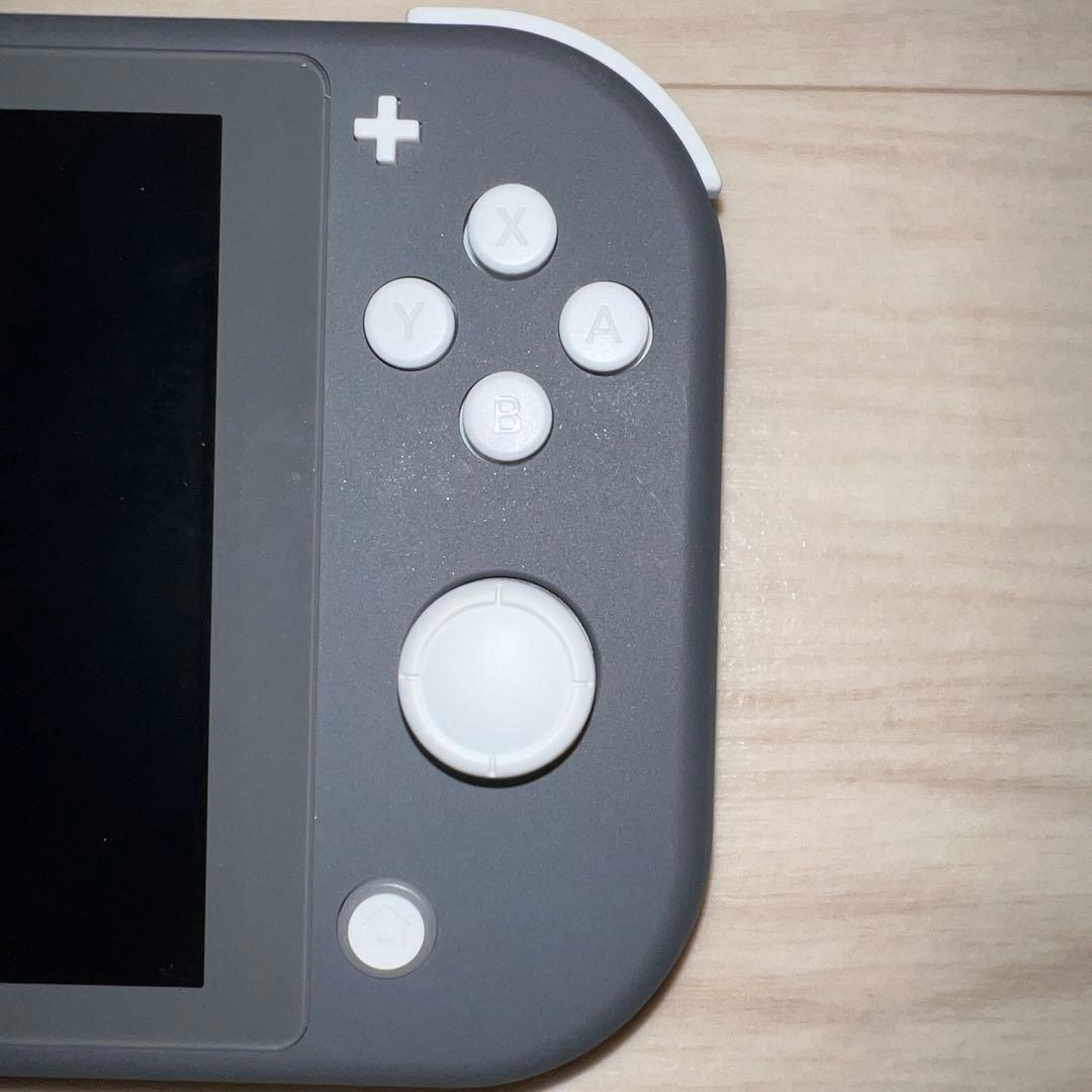 ニンテンドー　switch lite スイッチ　グレー　正規品　充電器、箱付き