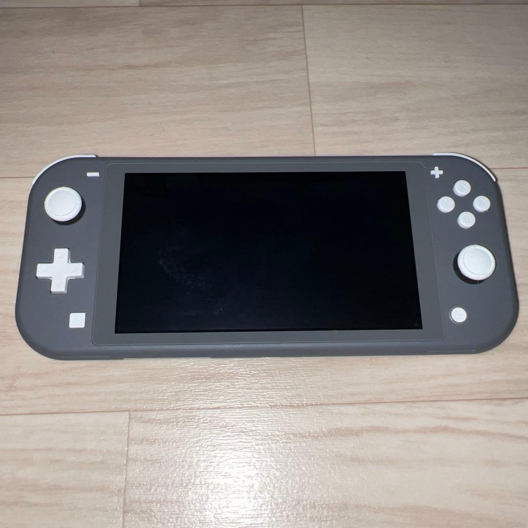 ニンテンドー　switch lite スイッチ　グレー　正規品　充電器、箱付き