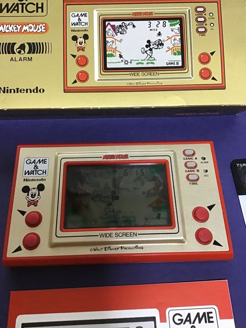 ゲームウォッチ　ミッキーマウス　レア　動作確認済