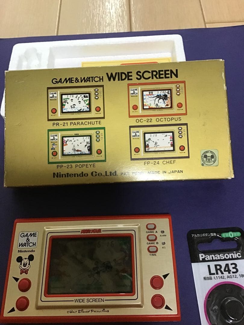 ゲームウォッチ　ミッキーマウス　レア　動作確認済