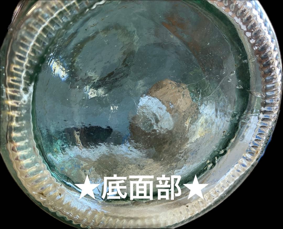 イタリア製 ★大きいガラス花瓶　壺　フラワーベース