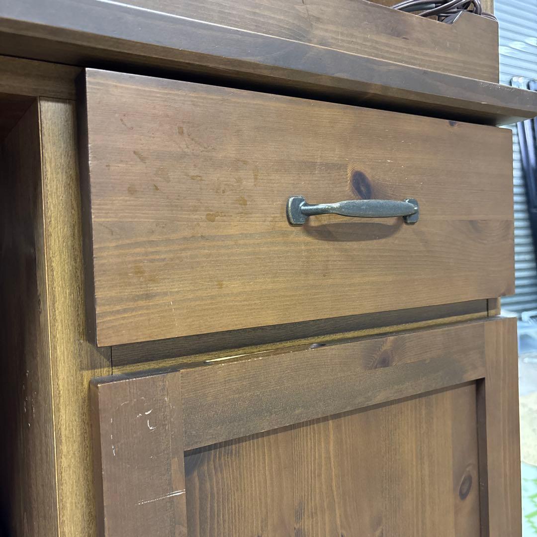 木製キッチン収納キャビネット