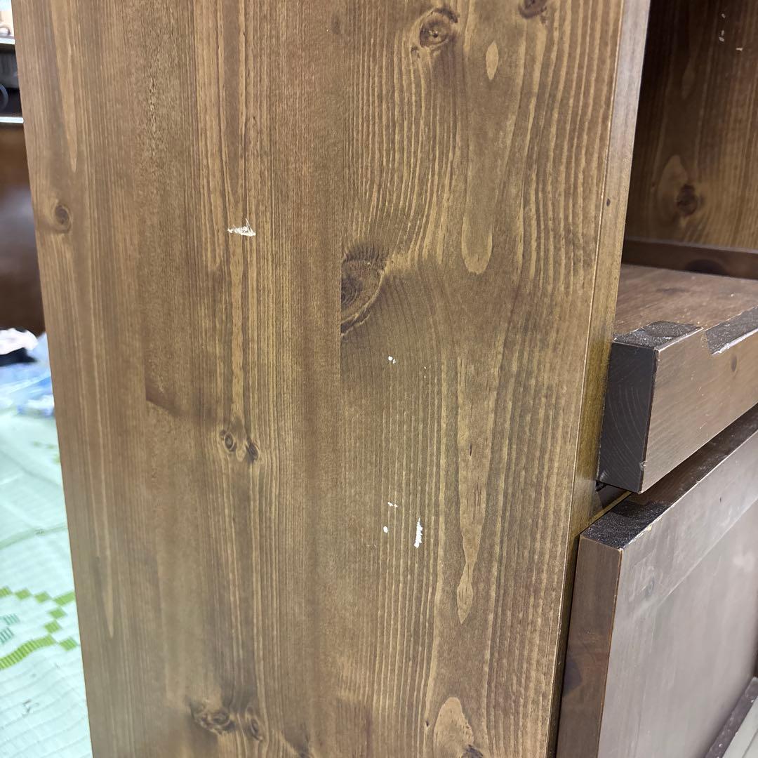 木製キッチン収納キャビネット