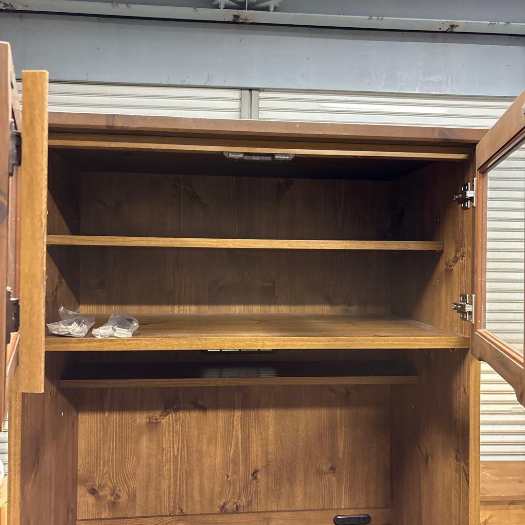 木製キッチン収納キャビネット