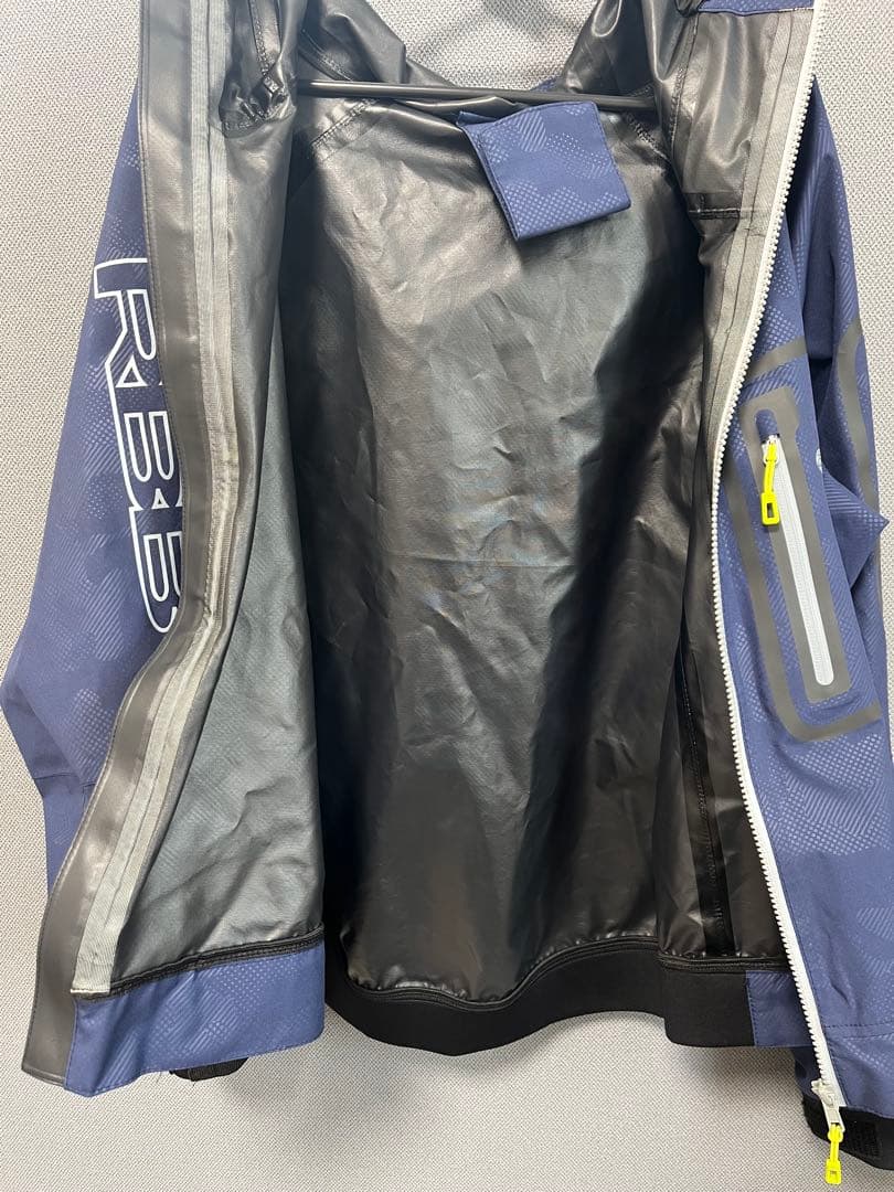 RBB ネイビー迷彩レインウェア　Lサイズ