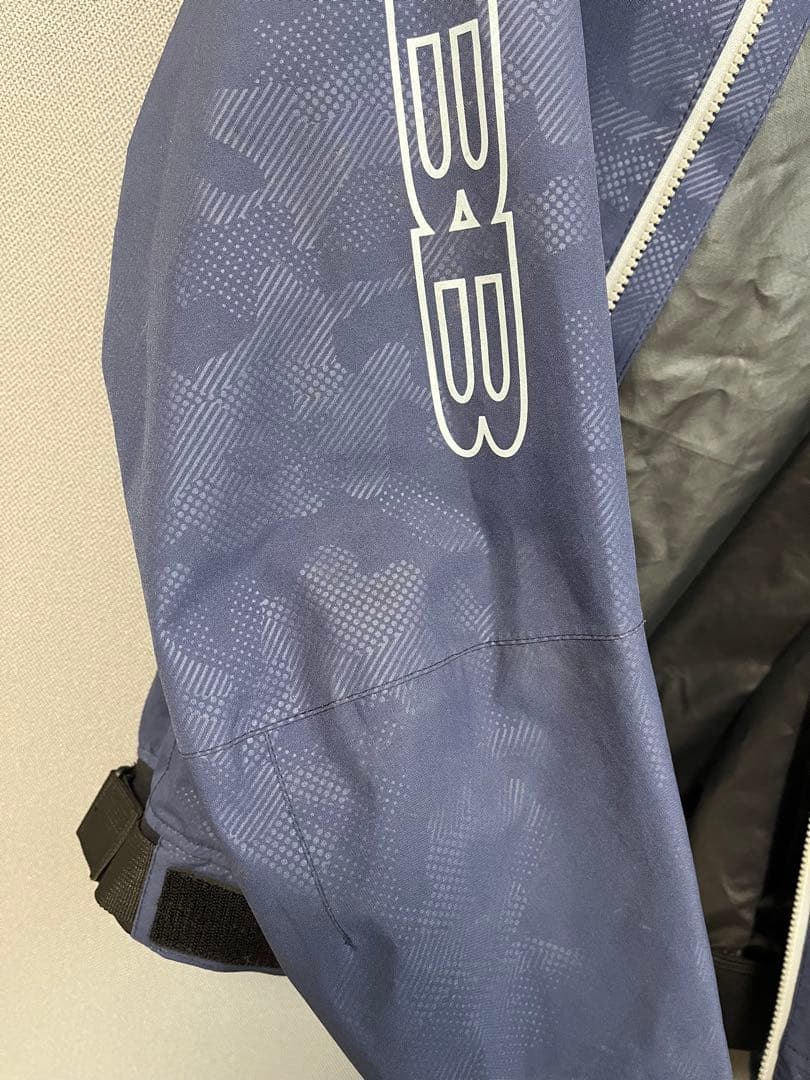 RBB ネイビー迷彩レインウェア　Lサイズ