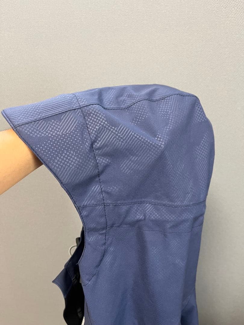 RBB ネイビー迷彩レインウェア　Lサイズ