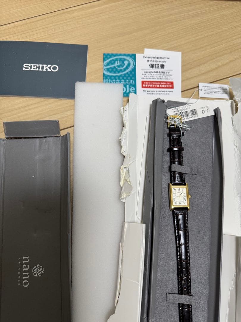 未使用品・箱損傷ありSEIKO nano UNIVERSE SSEH002