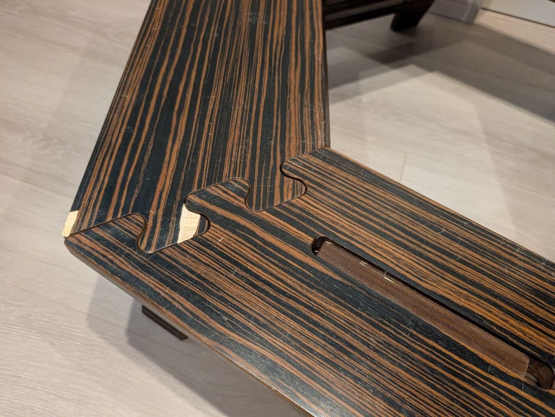 TheArth ヘキサテーブル 黒しま次郎 TheArth収納袋付き