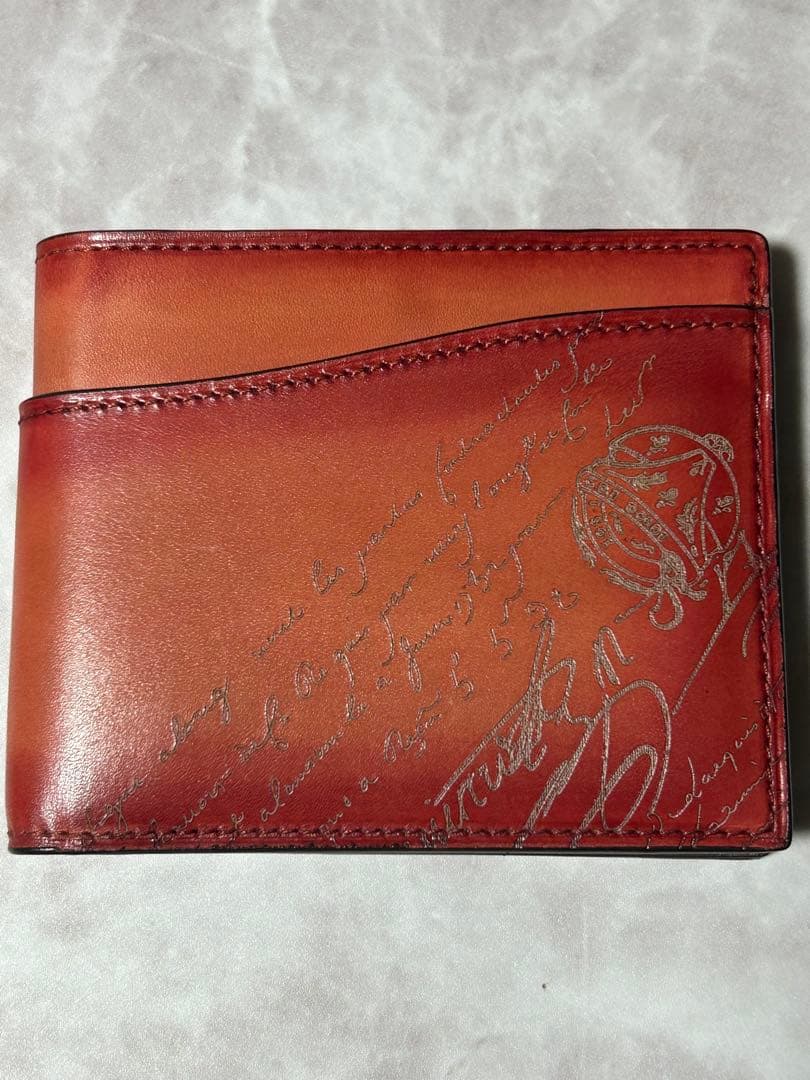 ベルルッティ マコレ スリム スクリット レザーウォレット 財布 保存袋付き