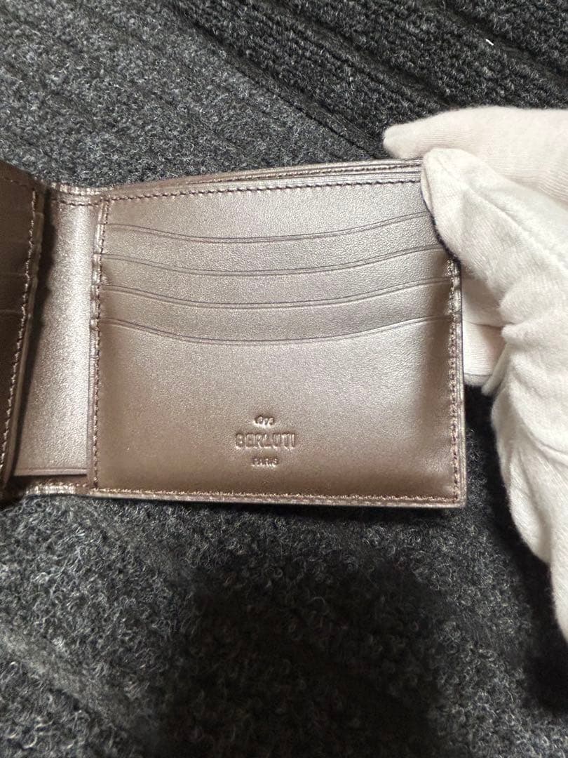ベルルッティ マコレ スリム スクリット レザーウォレット 財布 保存袋付き