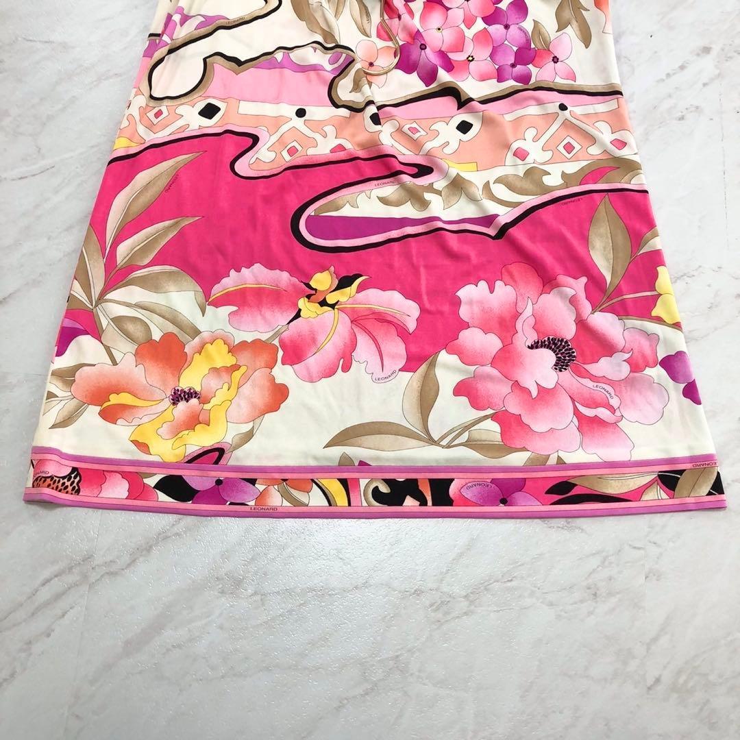 【大きいサイズ LL 42 XL✨️LEONARD】 カンカン チュニック 近年