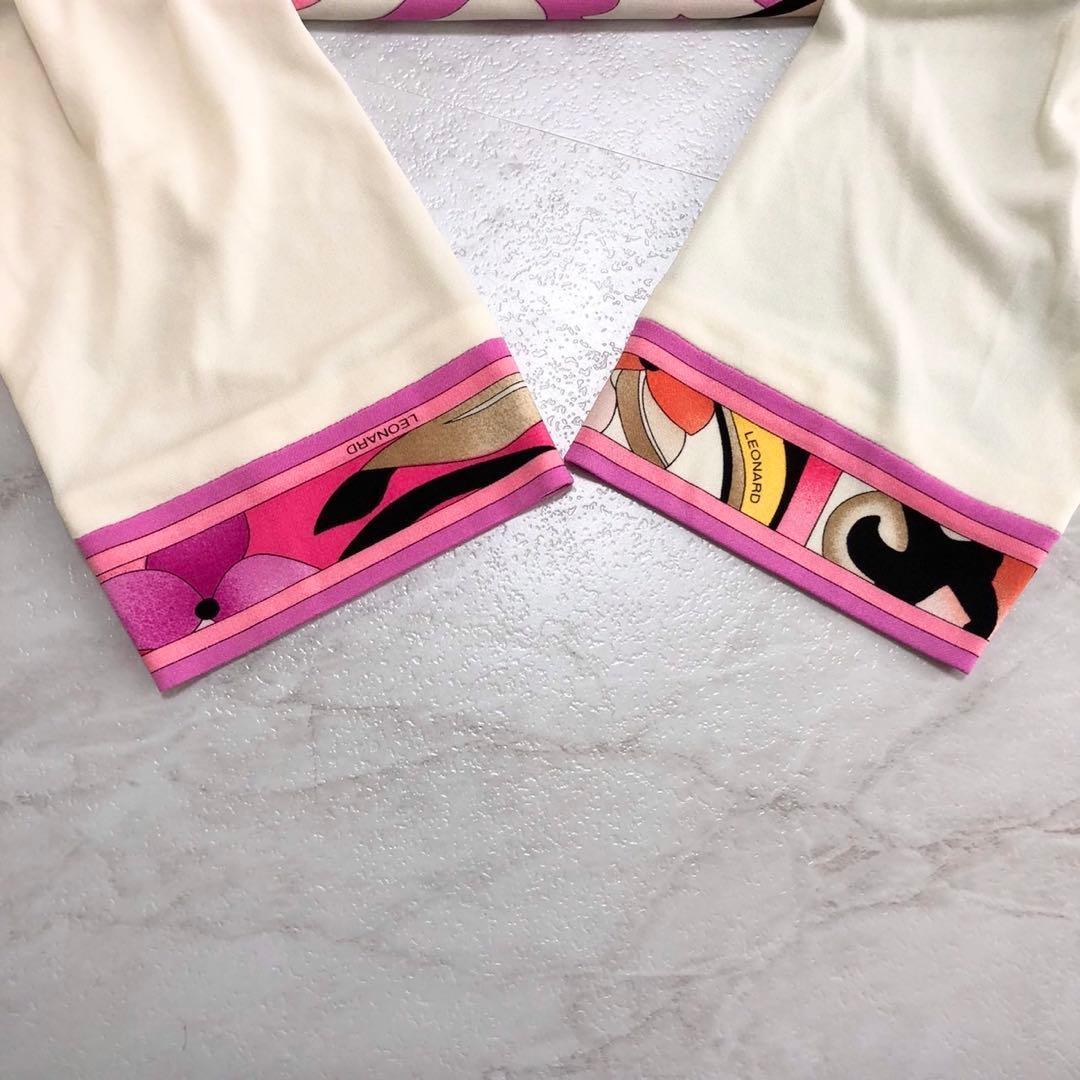 【大きいサイズ LL 42 XL✨️LEONARD】 カンカン チュニック 近年