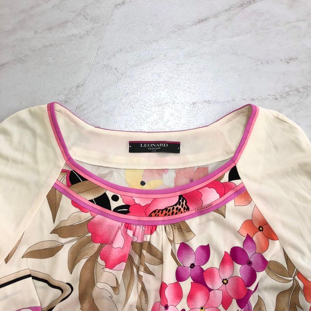 【大きいサイズ LL 42 XL✨️LEONARD】 カンカン チュニック 近年