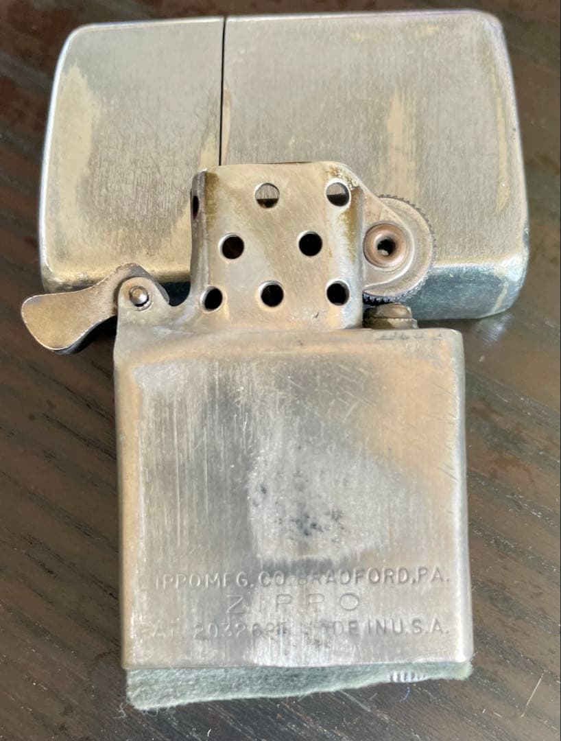 ZIPPO 1948年 3バレル ニッケル製 オイルライター