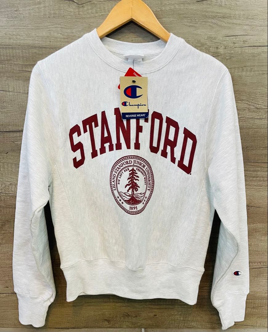 新品 裏起毛 Champion スタンフォード大学 スウェット