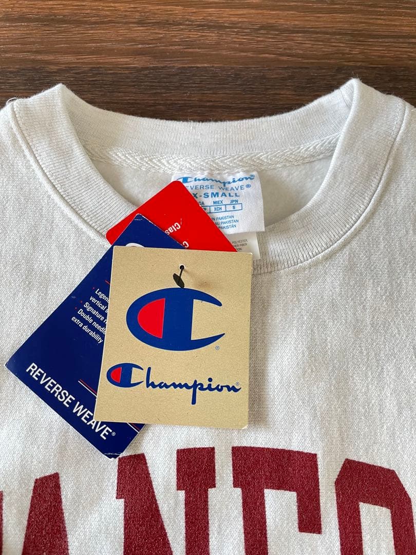 新品 裏起毛 Champion スタンフォード大学 スウェット