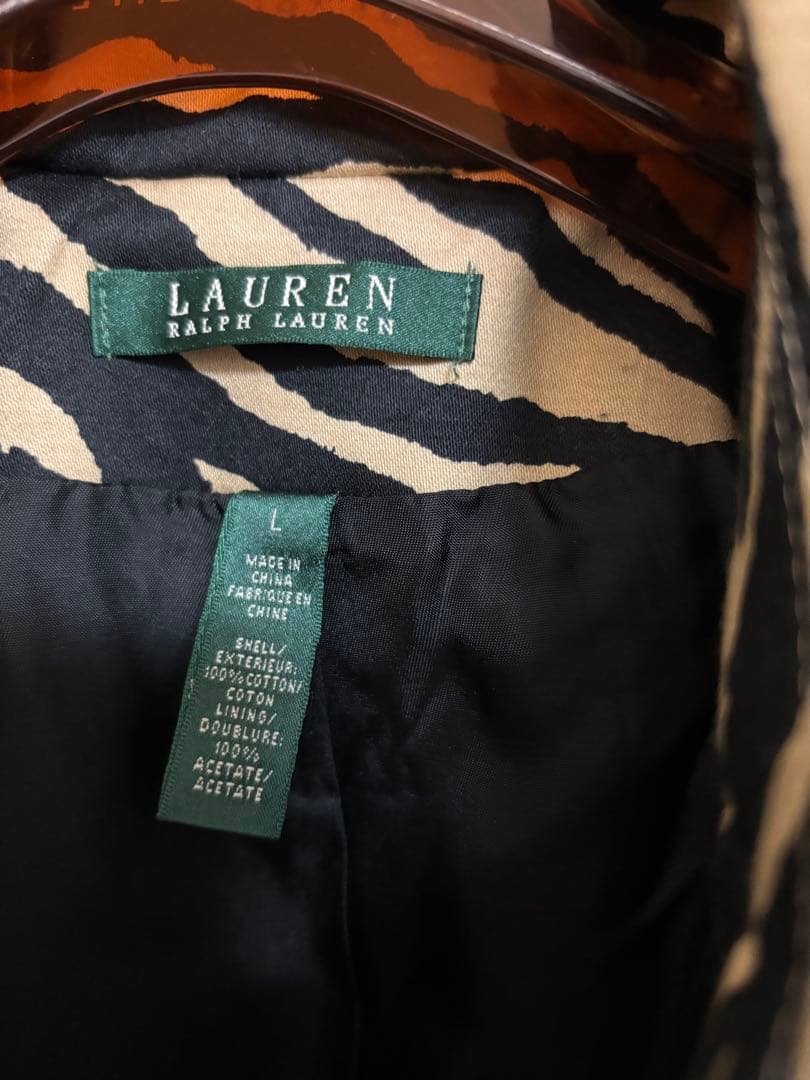 ラルフローレントレンチコートLサイズ新品未使用厚手生地