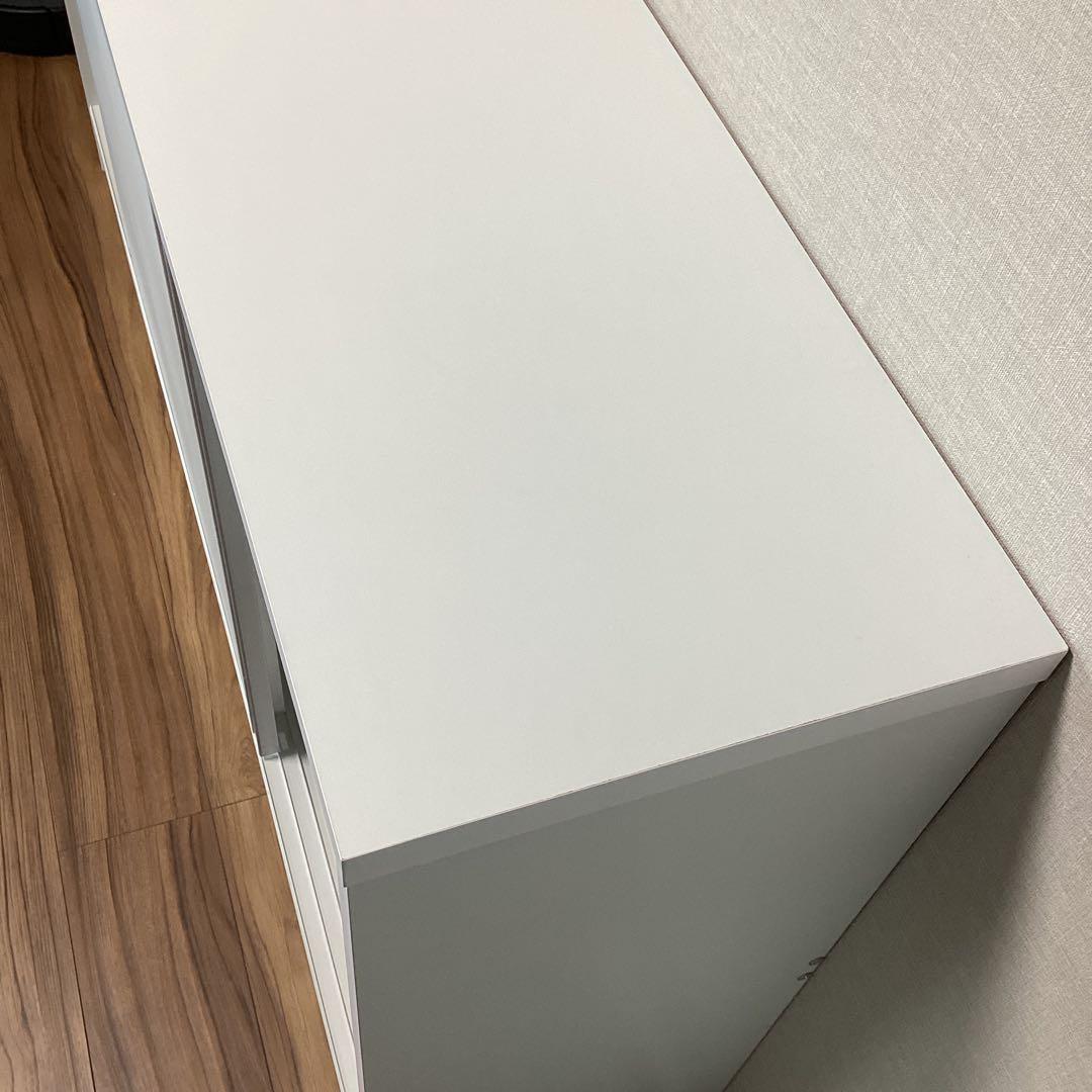 【組立済/送料込】ディノス　カウンター下収納　引き戸収納庫　日本製